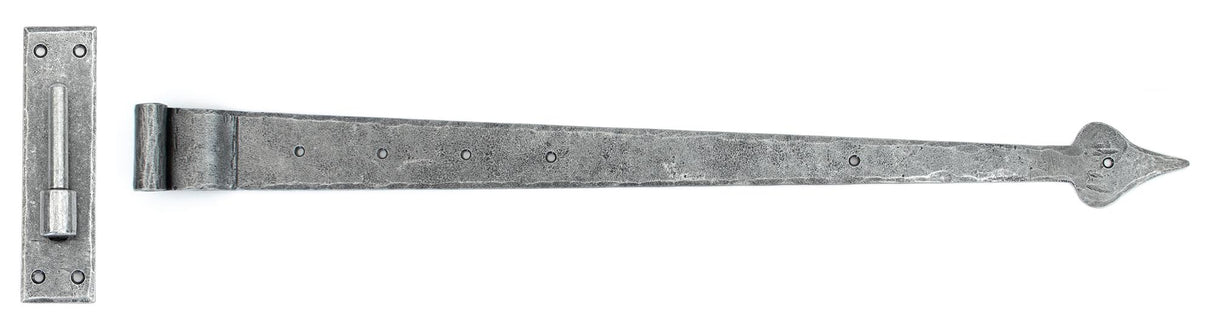 From The Anvil - Pewter 35" Hook & Band Hinge - Cranked (pair) | Sku. 33741 | Trade Door Handles.