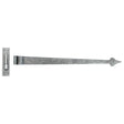 From The Anvil - Pewter 35" Hook & Band Hinge - Cranked (pair) | Sku. 33741 | Trade Door Handles.