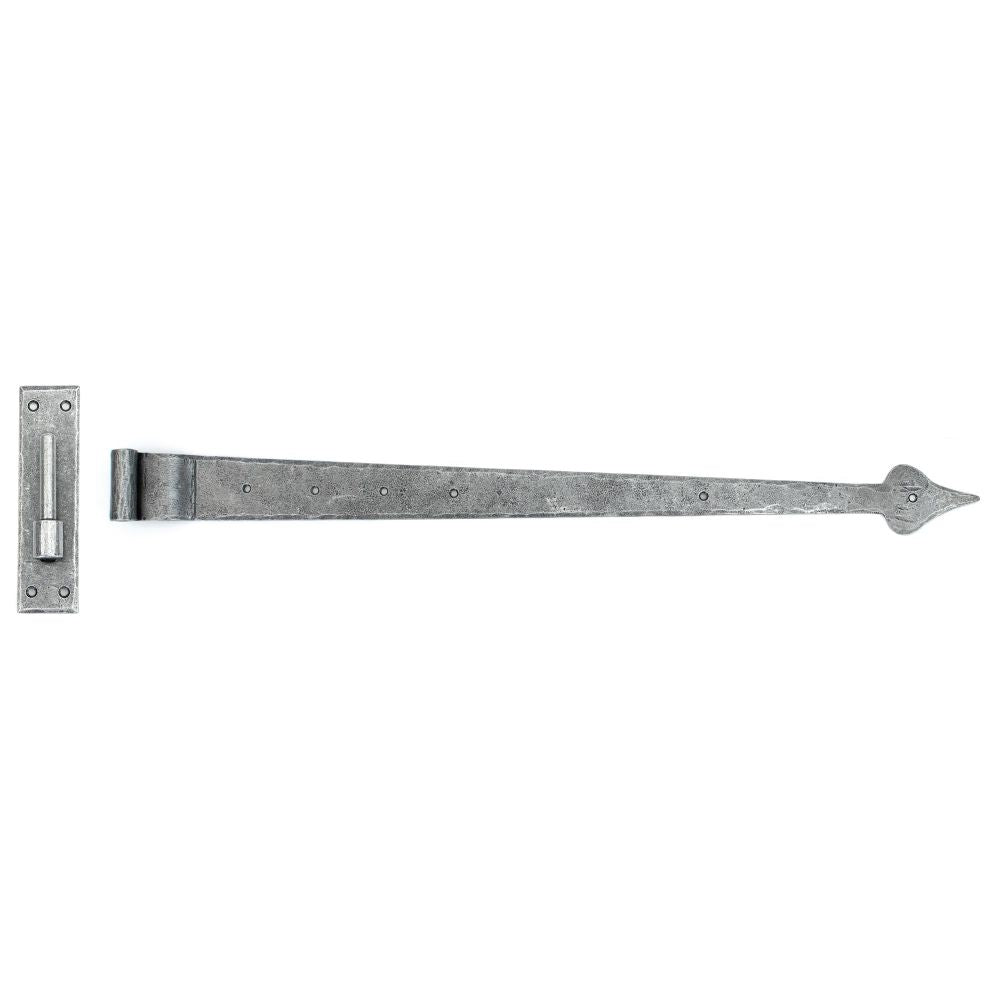 From The Anvil - Pewter 35" Hook & Band Hinge - Cranked (pair) | Sku. 33741 | Trade Door Handles.