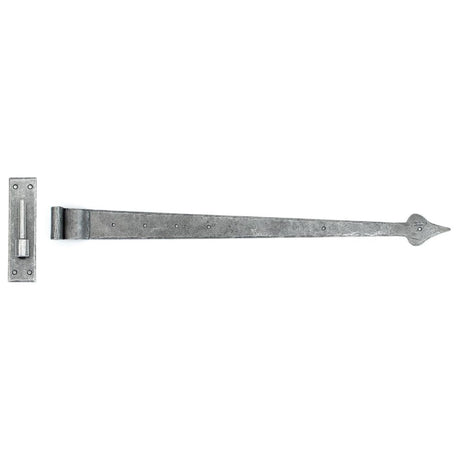 From The Anvil - Pewter 35" Hook & Band Hinge - Cranked (pair) | Sku. 33741 | Trade Door Handles.