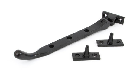 From The Anvil - Black 8" Cast Peardrop Stay | Sku. 33743 | Trade Door Handles.