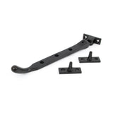 From The Anvil - Black 8" Cast Peardrop Stay | Sku. 33743 | Trade Door Handles.
