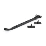 From The Anvil - Black 10" Cast Peardrop Stay | Sku. 33744 | Trade Door Handles.