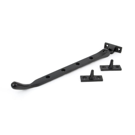 From The Anvil - Black 10" Cast Peardrop Stay | Sku. 33744 | Trade Door Handles.