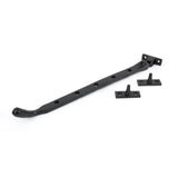 From The Anvil - Black 12" Cast Peardrop Stay | Sku. 33745 | Trade Door Handles.