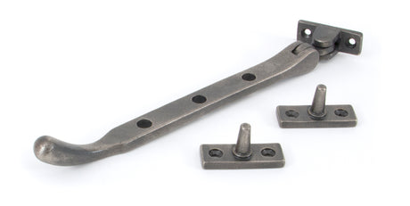 From The Anvil - Antique Pewter 8" Peardrop Stay | Sku. 33746 | Trade Door Handles.