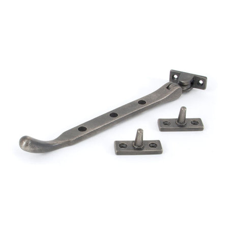 From The Anvil - Antique Pewter 8" Peardrop Stay | Sku. 33746 | Trade Door Handles.
