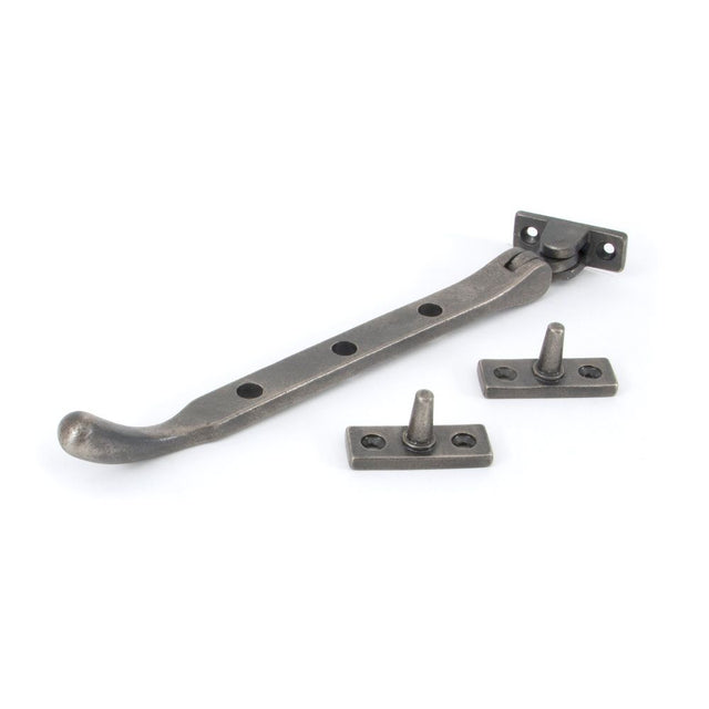 From The Anvil - Antique Pewter 8" Peardrop Stay | Sku. 33746 | Trade Door Handles.