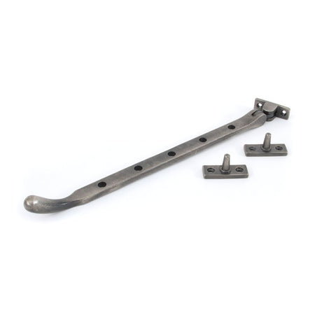 From The Anvil - Antique Pewter 12" Peardrop Stay | Sku. 33748 | Trade Door Handles.