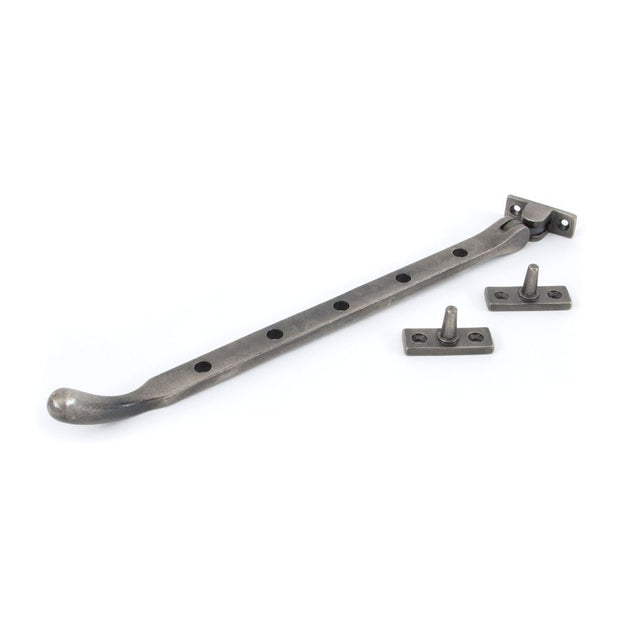 From The Anvil - Antique Pewter 12" Peardrop Stay | Sku. 33748 | Trade Door Handles.