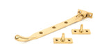 From The Anvil - Polished Brass 8" Peardrop Stay | Sku. 33749 | Trade Door Handles.