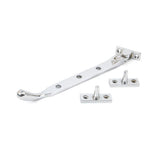 From The Anvil - Polished Chrome 8" Peardrop Stay | Sku. 33752 | Trade Door Handles.