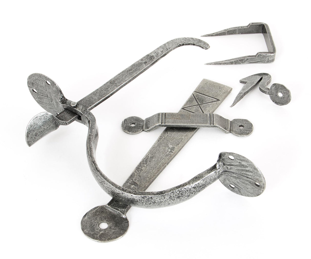 From The Anvil - Pewter XL Medium Bean Thumblatch | Sku. 33762 | Trade Door Handles.