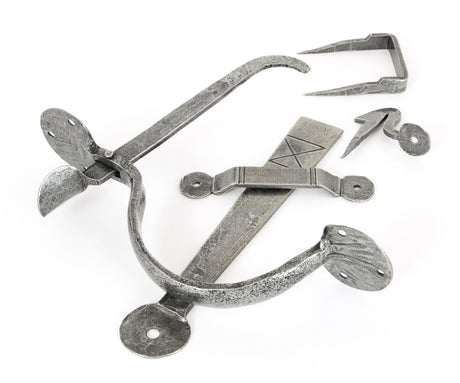 From The Anvil - Pewter XL Medium Bean Thumblatch | Sku. 33762 | Trade Door Handles.