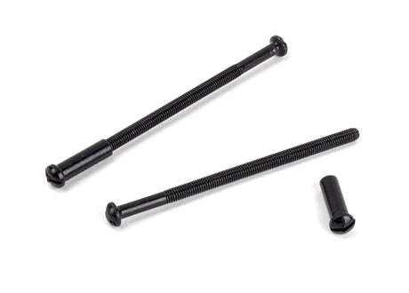 From The Anvil - Black 5mm Male & Female Screws (2) | Sku. 33768 | Trade Door Handles.