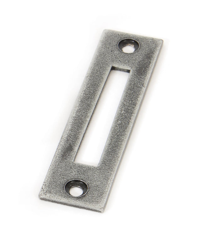 From The Anvil - Pewter Mortice Plate | Sku. 33773 | Trade Door Handles.