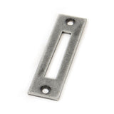 From The Anvil - Pewter Mortice Plate | Sku. 33773 | Trade Door Handles.