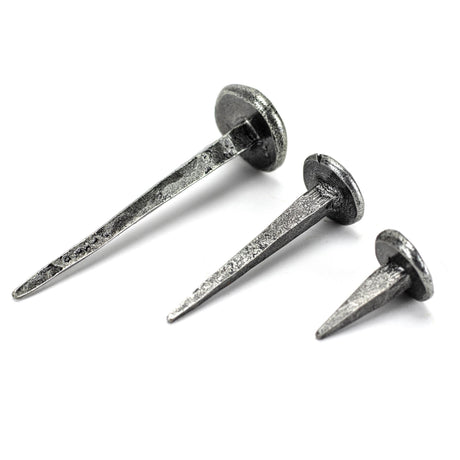 From The Anvil - Pewter 1" Handmade Nail (20mm HD DIA) | Sku. 33777 | Trade Door Handles.