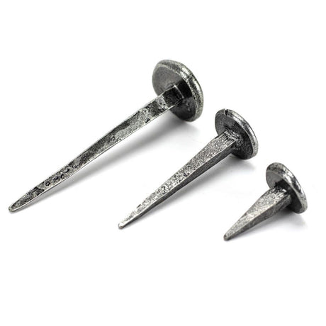 From The Anvil - Pewter 1" Handmade Nail (20mm HD DIA) | Sku. 33777 | Trade Door Handles.