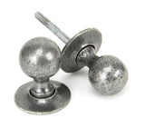 From The Anvil - Pewter Round Mortice/Rim Knob Set | Sku. 33778 | Trade Door Handles.