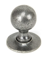 From The Anvil - Pewter Round Mortice/Rim Knob Set | Sku. 33778 | Trade Door Handles.