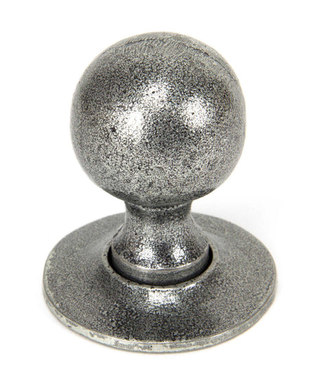 From The Anvil - Pewter Round Mortice/Rim Knob Set | Sku. 33778 | Trade Door Handles.