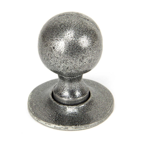 From The Anvil - Pewter Round Mortice/Rim Knob Set | Sku. 33778 | Trade Door Handles.