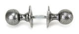 From The Anvil - Pewter Round Mortice/Rim Knob Set | Sku. 33778 | Trade Door Handles.