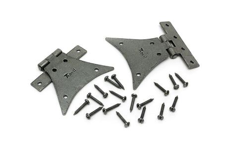 From The Anvil - Pewter 3 ¼" Half Butterfly Hinge (pair) | Sku. 33783 | Trade Door Handles.