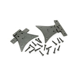 From The Anvil - Pewter 3 ¼" Half Butterfly Hinge (pair) | Sku. 33783 | Trade Door Handles.