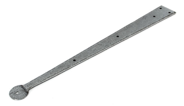 From The Anvil - Pewter 18" Penny End Hinge Front (pair) | Sku. 33786 | Trade Door Handles.