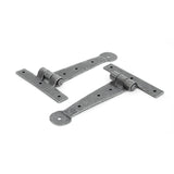 From The Anvil - Pewter 6" Penny End T Hinge (pair) | Sku. 33788 | Trade Door Handles.