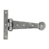 From The Anvil - Pewter 6" Penny End T Hinge (pair) | Sku. 33788 | Trade Door Handles.