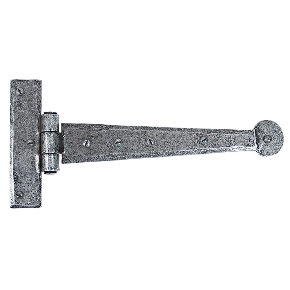 From The Anvil - Pewter 9" Penny End T Hinge (pair) | Sku. 33789 | Trade Door Handles.