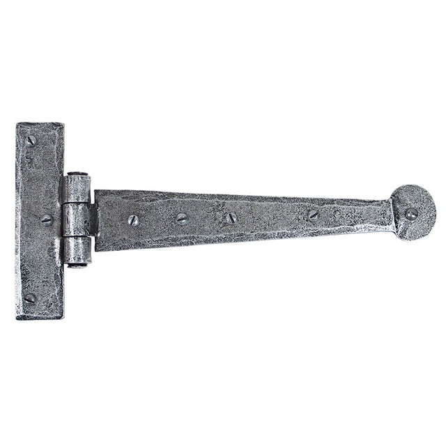 From The Anvil - Pewter 9" Penny End T Hinge (pair) | Sku. 33789 | Trade Door Handles.