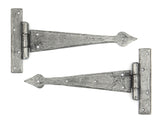 From The Anvil - Pewter 9" Arrow Head T Hinge (pair) | Sku. 33790 | Trade Door Handles.