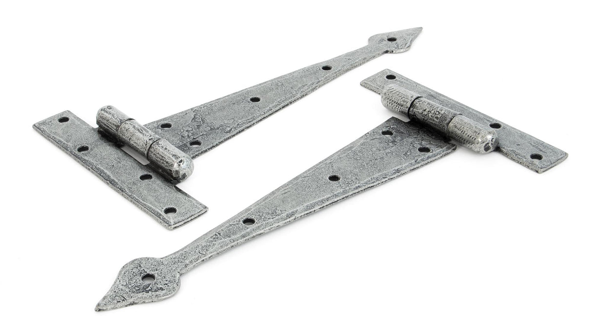 From The Anvil - Pewter 9" Arrow Head T Hinge (pair) | Sku. 33790 | Trade Door Handles.