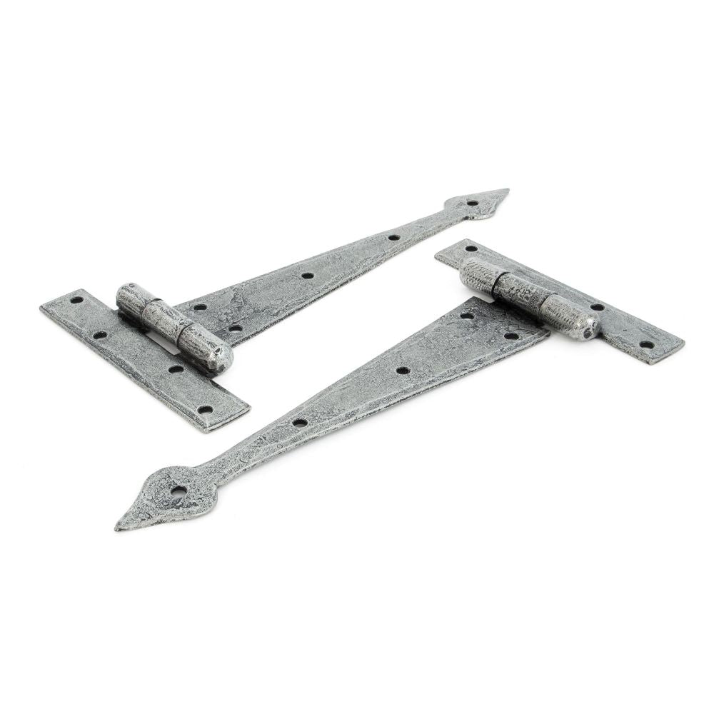 From The Anvil - Pewter 9" Arrow Head T Hinge (pair) | Sku. 33790 | Trade Door Handles.