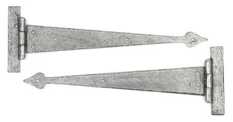 From The Anvil - Pewter 15" Arrow Head T Hinge (pair) | Sku. 33791 | Trade Door Handles.