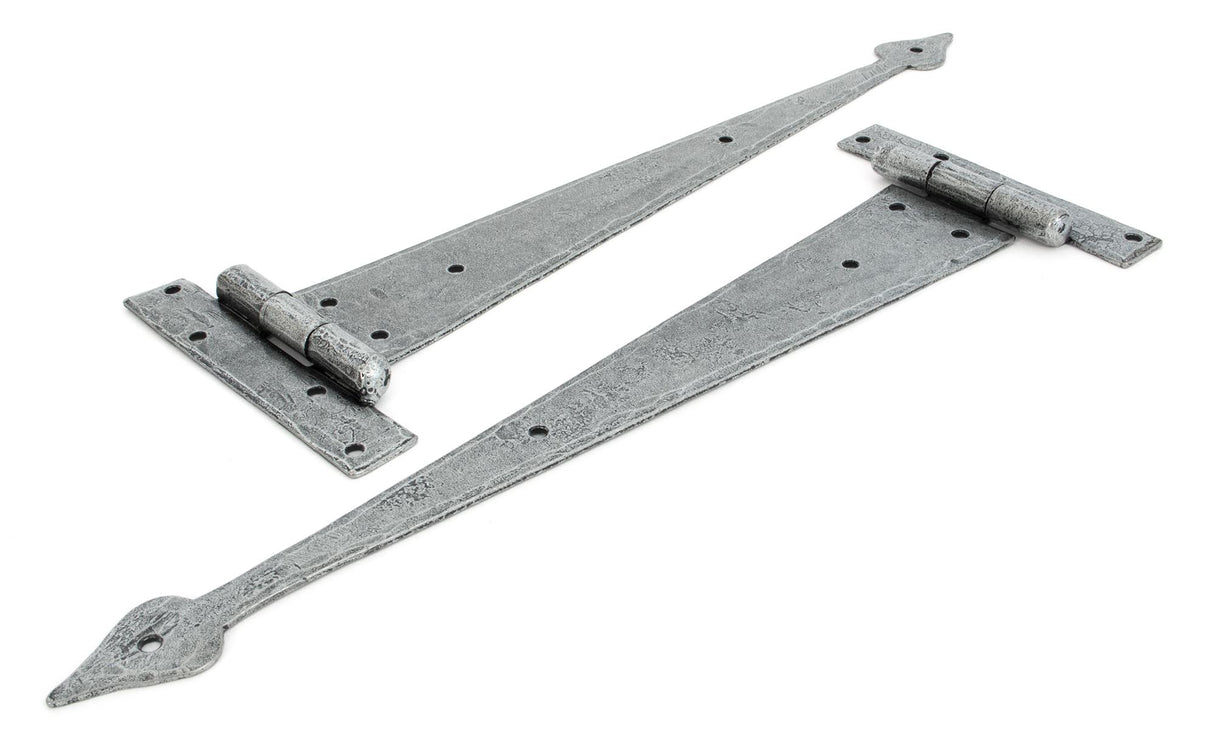 From The Anvil - Pewter 15" Arrow Head T Hinge (pair) | Sku. 33791 | Trade Door Handles.