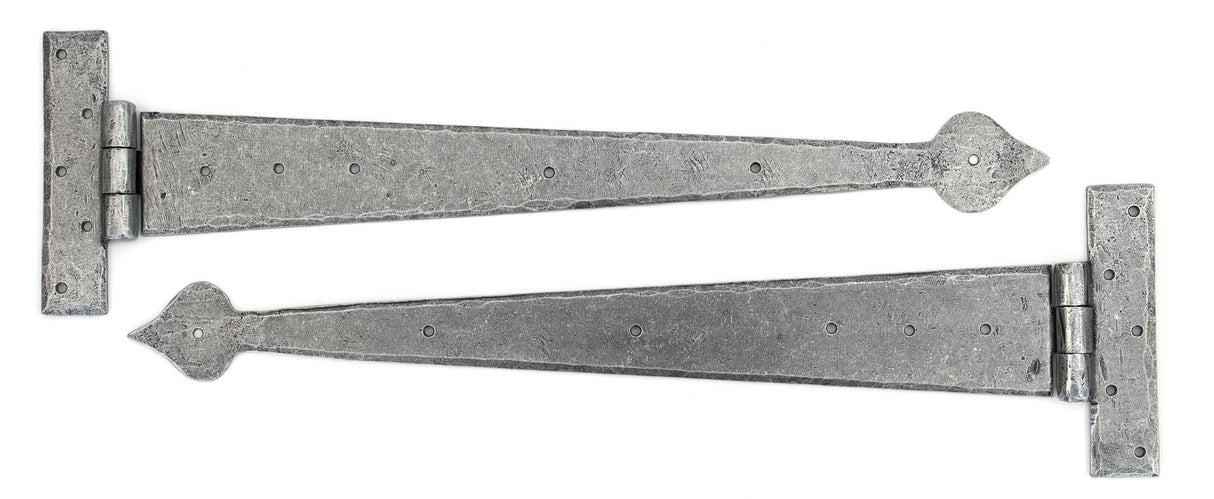 From The Anvil - Pewter 22" Arrow Head T Hinge (pair) | Sku. 33792 | Trade Door Handles.