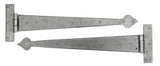 From The Anvil - Pewter 22" Arrow Head T Hinge (pair) | Sku. 33792 | Trade Door Handles.