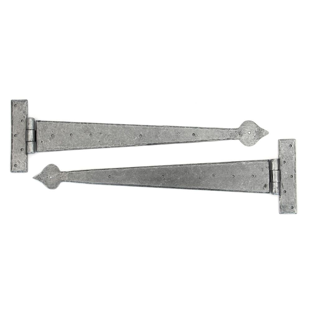 From The Anvil - Pewter 22" Arrow Head T Hinge (pair) | Sku. 33792 | Trade Door Handles.