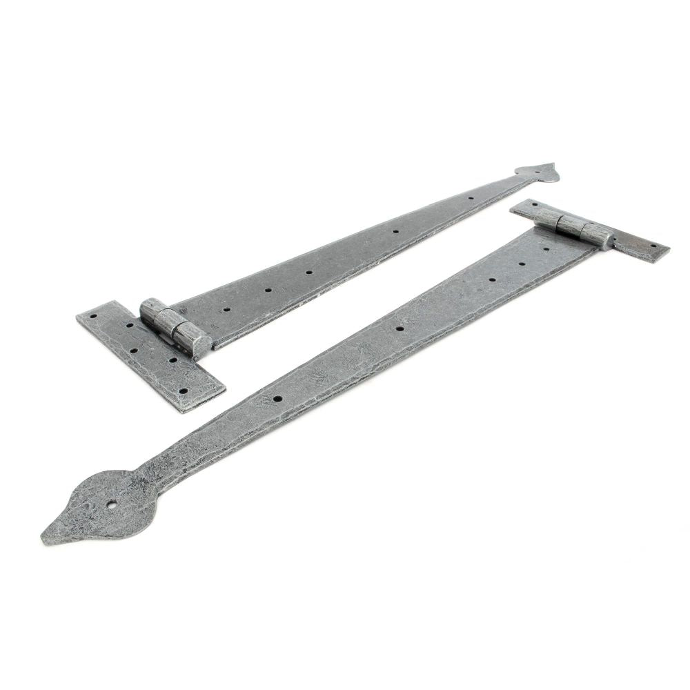 From The Anvil - Pewter 22" Arrow Head T Hinge (pair) | Sku. 33792 | Trade Door Handles.