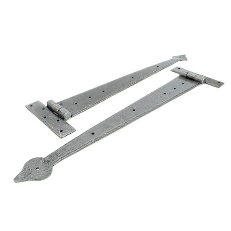 From The Anvil - Pewter 22" Arrow Head T Hinge (pair) | Sku. 33792 | Trade Door Handles.