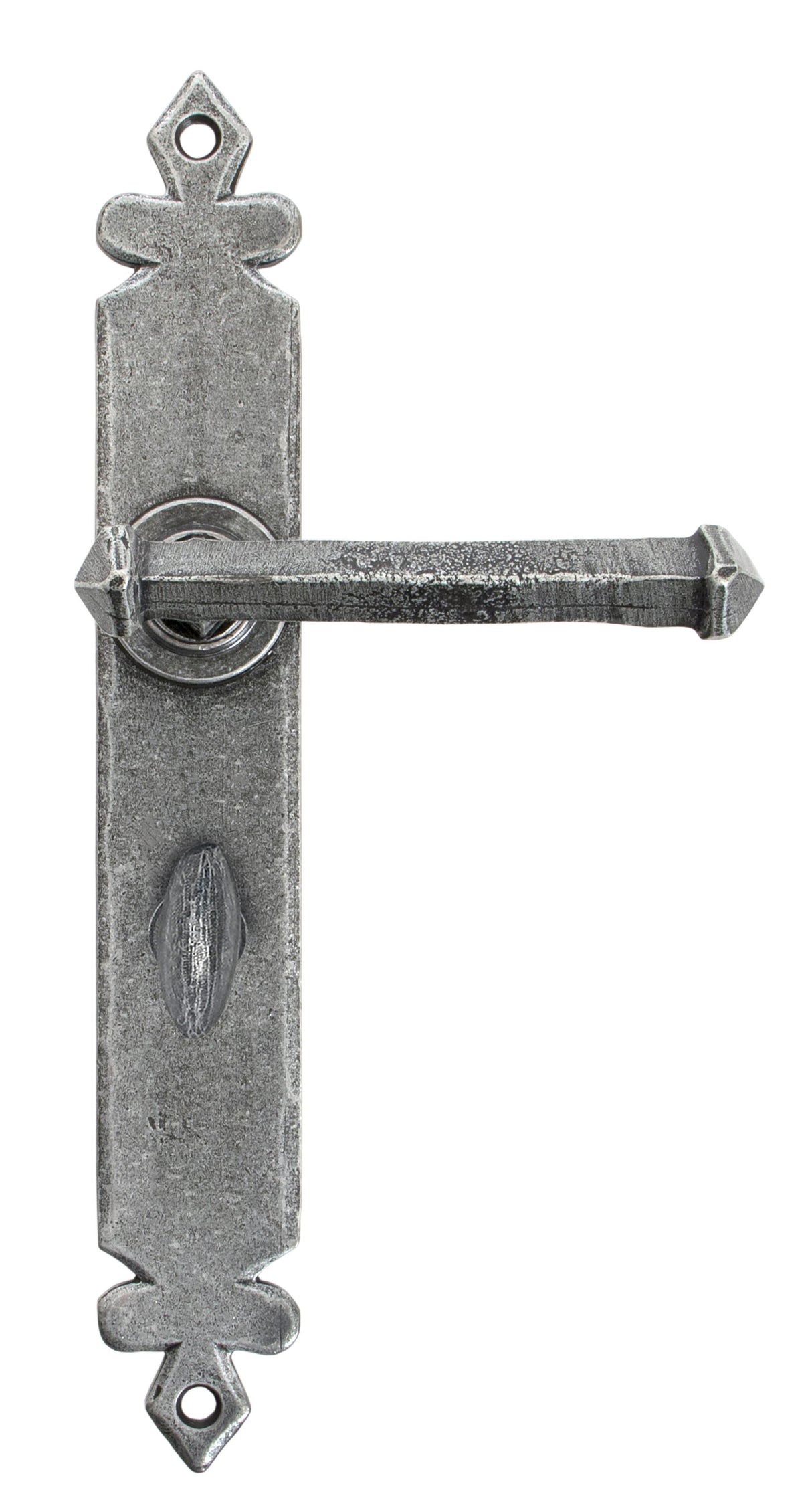 From The Anvil - Pewter Tudor Lever Bathroom Set | Sku. 33802 | Trade Door Handles.