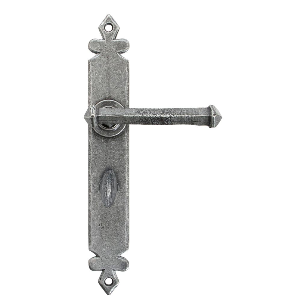 From The Anvil - Pewter Tudor Lever Bathroom Set | Sku. 33802 | Trade Door Handles.