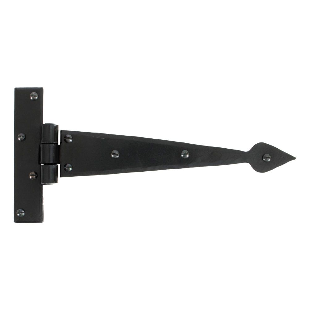 From The Anvil - Black 9" Arrow Head T Hinge (pair) | Sku. 33806 | Trade Door Handles.