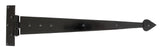 From The Anvil - Black 22" Arrow Head T Hinge (pair) | Sku. 33808 | Trade Door Handles.
