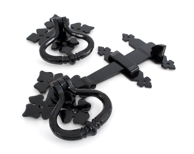 From The Anvil - Black Shakespeare Latch Set | Sku. 33819 | Trade Door Handles.